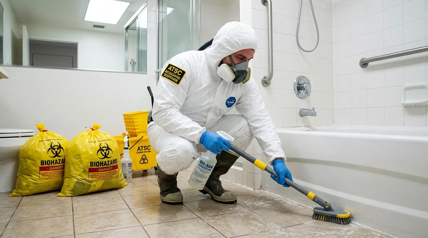 Decontamination equipment deployed for Blood Cleanup in Rusk